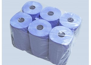 Kağıt Havlu Mavi 6*500