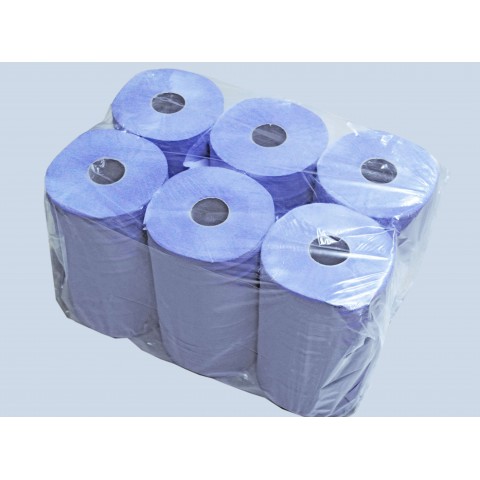 Kağıt Havlu Mavi 6*500