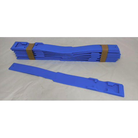 AYAK BİLEĞİ İŞARETLEME BANDI PLASTİK MAVİ (10'LU)