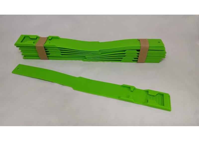 AYAK BİLEĞİ İŞARETLEME BANDI PLASTİK YEŞİL (10'LU)