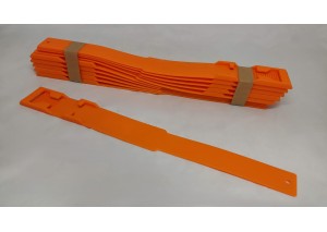 AYAK BİLEĞİ İŞARETLEME BANDI PLASTİK TURUNCU (10'LU)