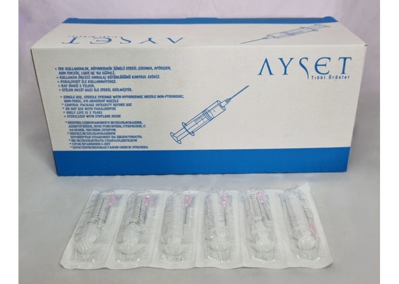 ENJEKTÖR AYSET 10 CC CONTASIZ (150 ADET)