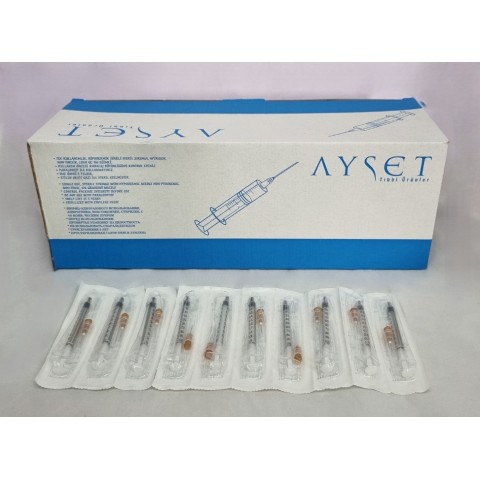 INSÜLİN ENJEKTÖRÜ AYSET 1CC (250 ADET)