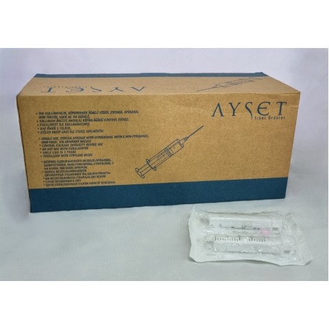 ENJEKTÖR AYSET 20 CC CONTASIZ (100 ADET)