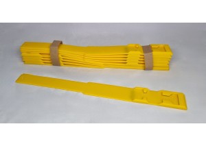 AYAK BİLEĞİ İŞARETLEME BANDI PLASTİK SARI (10'LU)